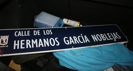 Madrid: El Foro por la Memoria retira la calle Hermanos Garca-Noblejas