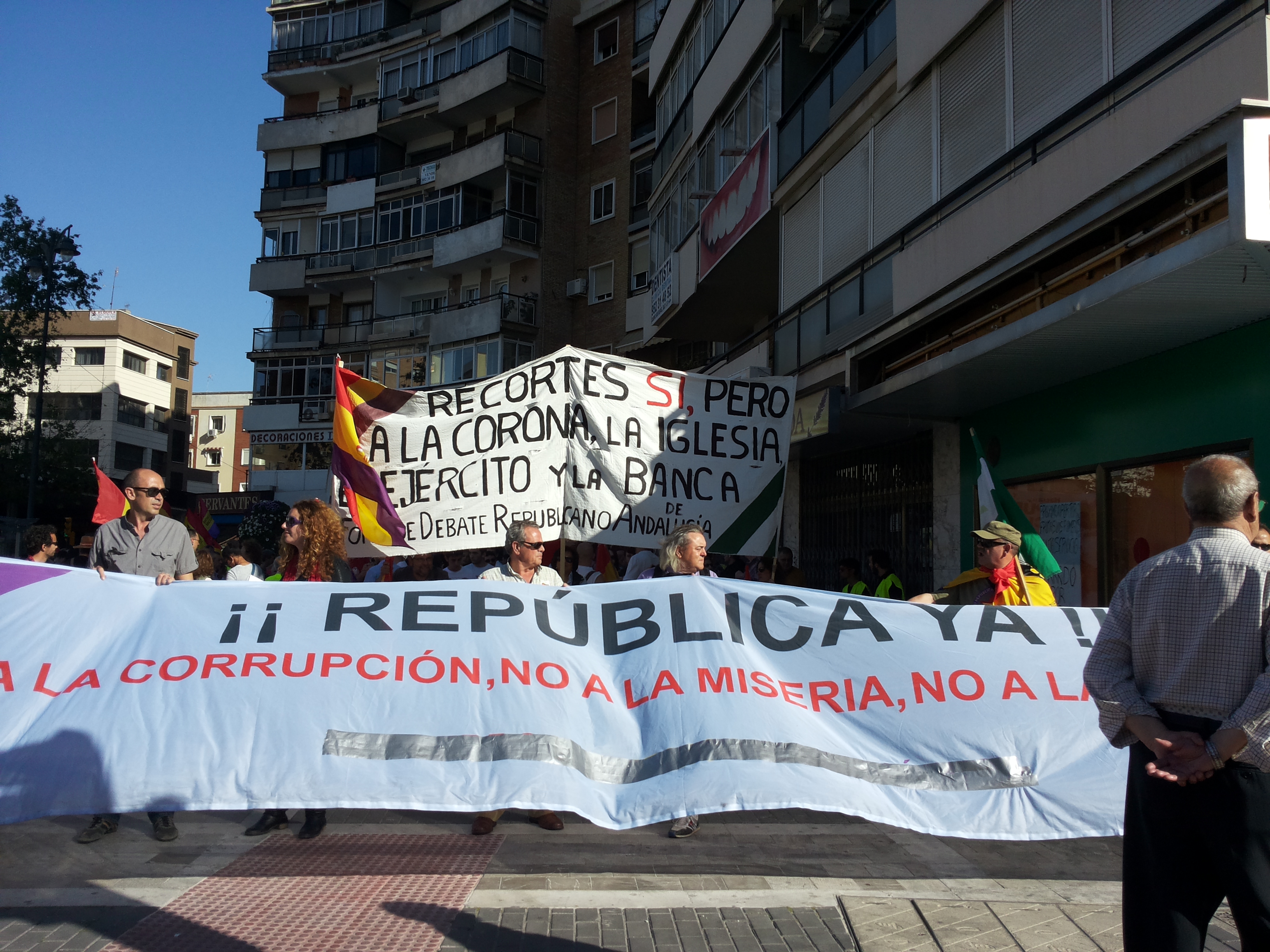 Portada de la galería Mánifestación republicana en Málaga